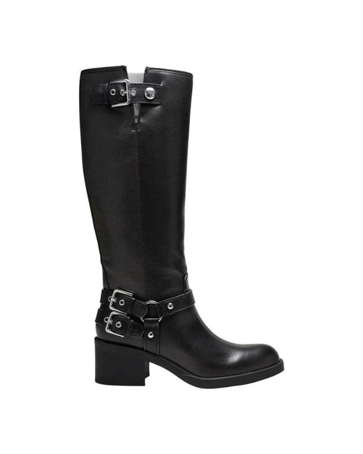 Guess Black Heeled Boots
