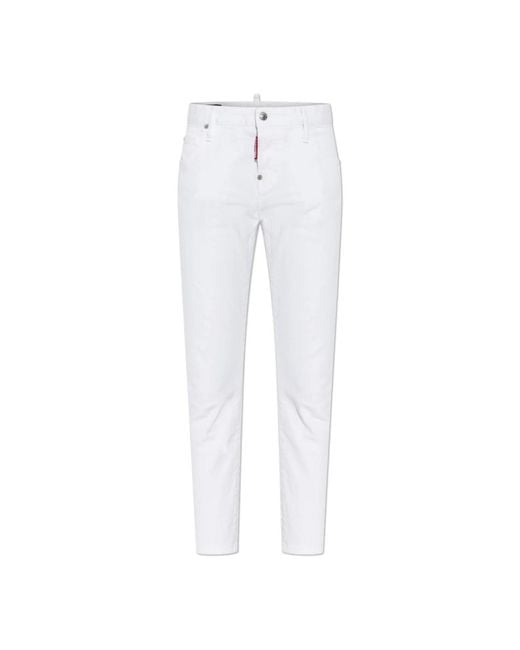 DSquared² Teddy Jeans in het White