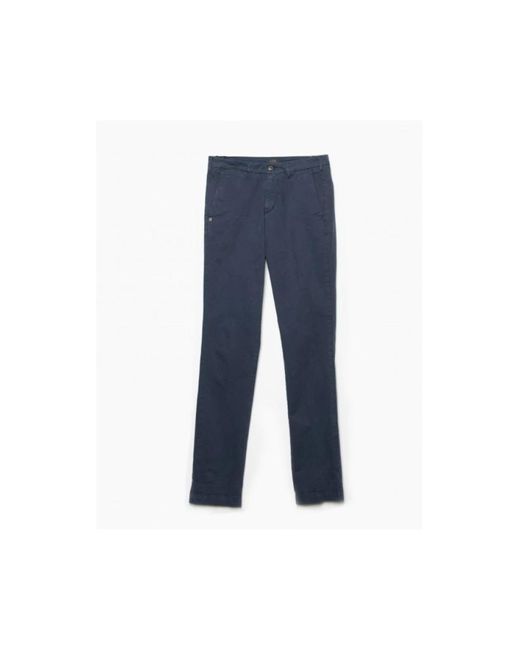 40weft Blue Chinos for men