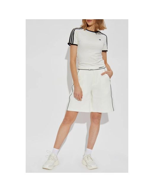 Adidas Originals White T-Shirts