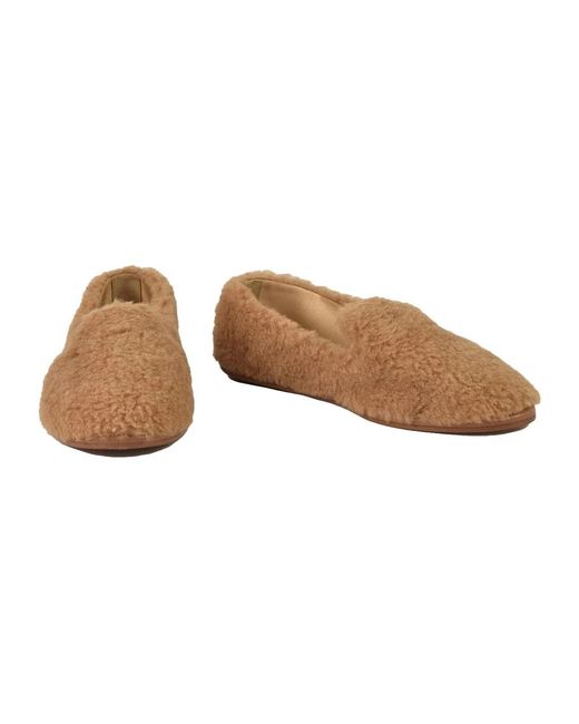 Max Mara Brown Slippers