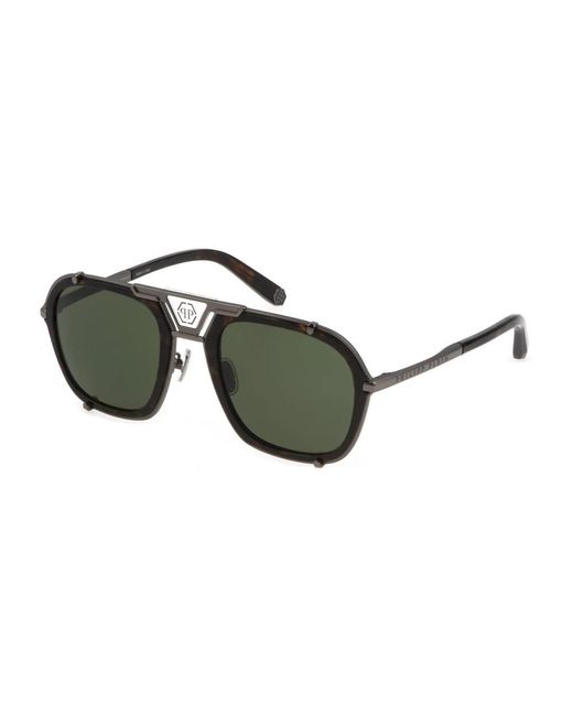 Philipp Plein Green Sunglasses