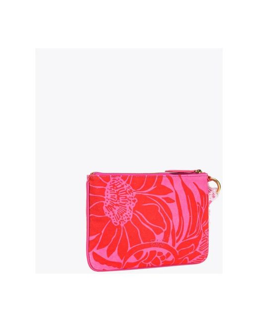 Pinko Red Clutches