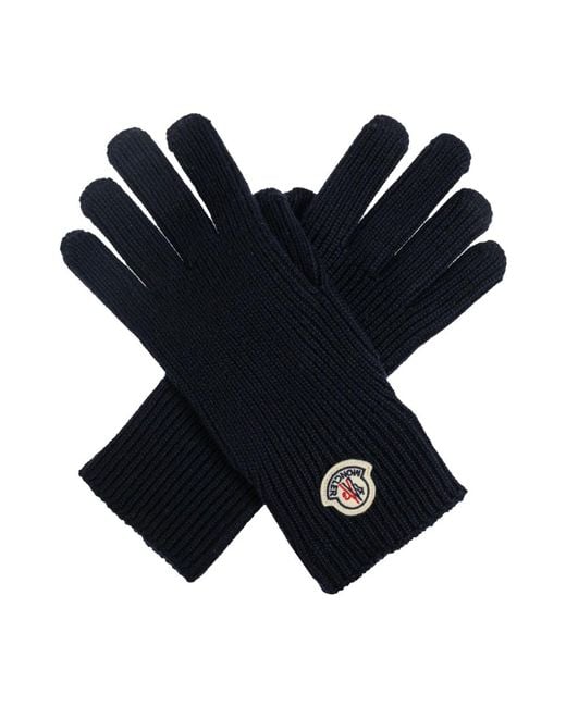 Moncler Wollhandschuhe in Blue für Herren