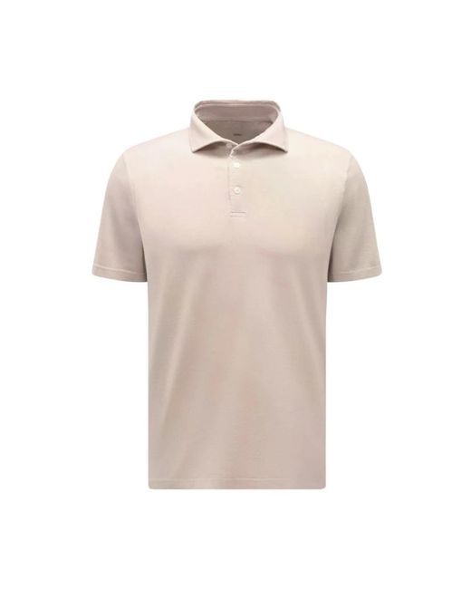 Fedeli Natural Polo Shirts for men