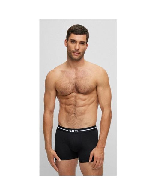 Boss Ondergoed ,Zwart ,Katoen Zwarte Boxershorts Set in het Black voor heren