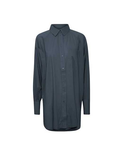 Part Two Kleedjes ,Blauw ,Midnight Stijlvolle Shirt in het Blue