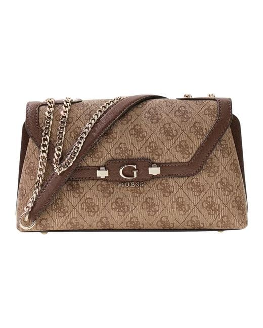 Guess Brown Shoulder Bags