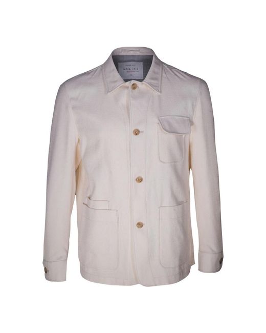 L.b.m. 1911 Herringbone Field Jacket in het Gray voor heren