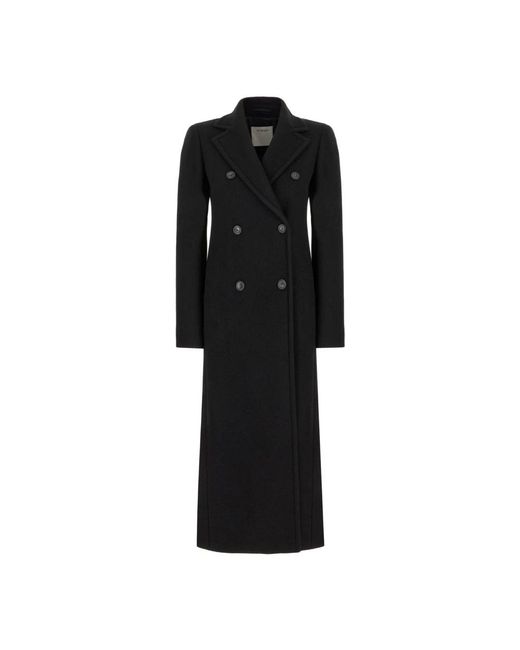 Sportmax Black Double-Breasted Coats