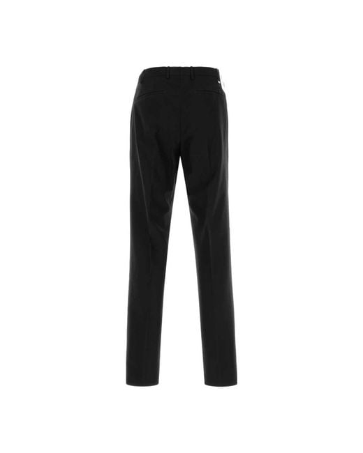 PT Torino Black Suit Trousers for men