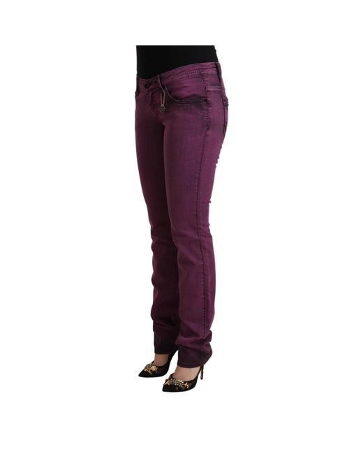 CoSTUME NATIONAL Purple Slim Fit Jeans
