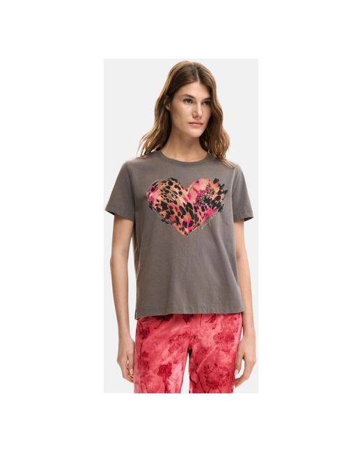 Desigual Gray T-Shirts