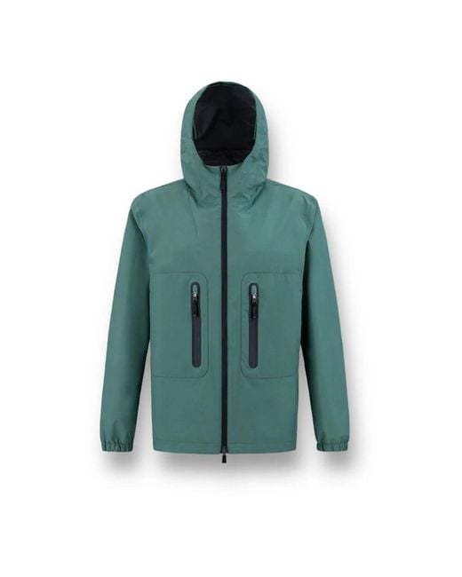 Herno Green Light Jackets for men