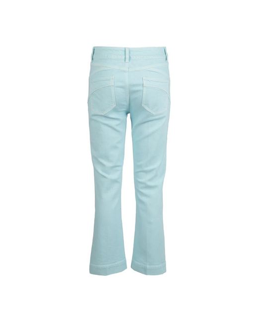 Sportmax Blue Cropped Jeans
