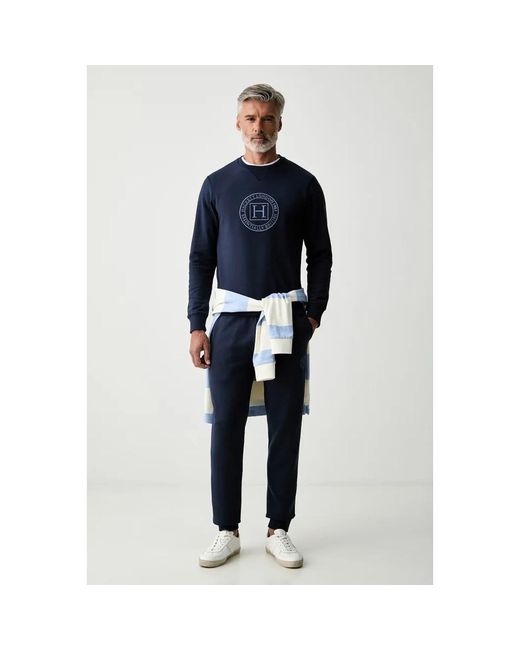 Hackett Classic Sweatshirt in het Blue voor heren