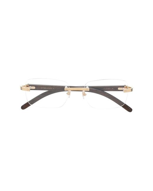Cartier Optical Frame in het Yellow voor heren