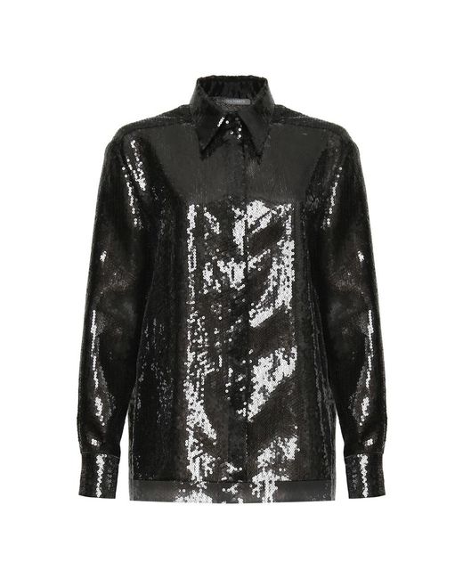 Alberta Ferretti Overhemden ,Zwart ,Zwarte Shirt 0555 in het Black