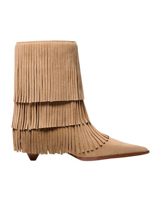 Michael Kors Brown Jayla Heeled Bootie