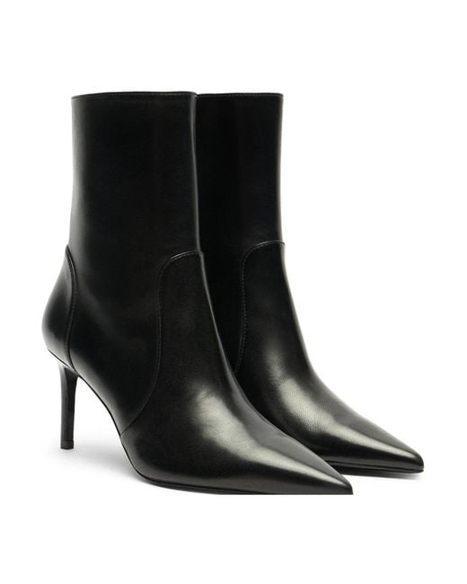 Stuart Weitzman Black Heeled Boots