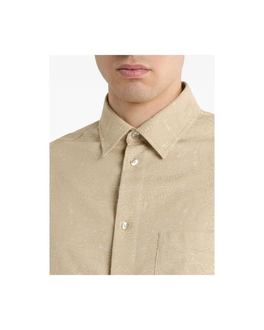 Etro Natural Casual Shirts for men