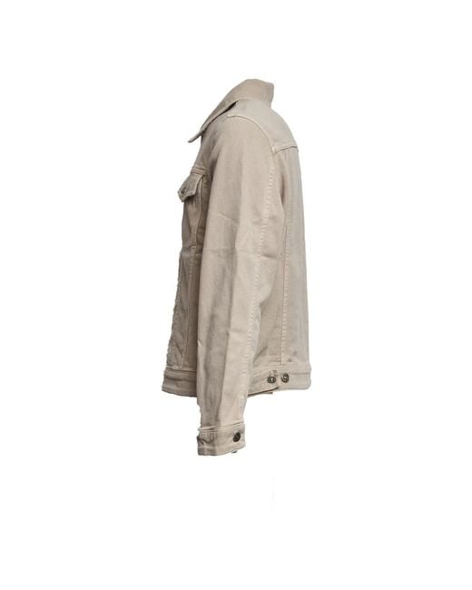 Dondup Gray Denim Jackets for men