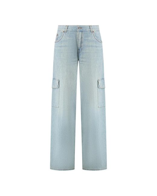 Haikure Blue Straight Jeans