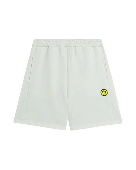 Barrow White Casual Shorts for men
