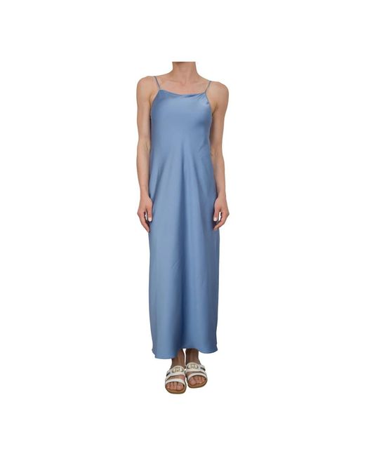 Marella Kleedjes ,Blauw ,Polyester Elegante Celeste Jurk in het Blue