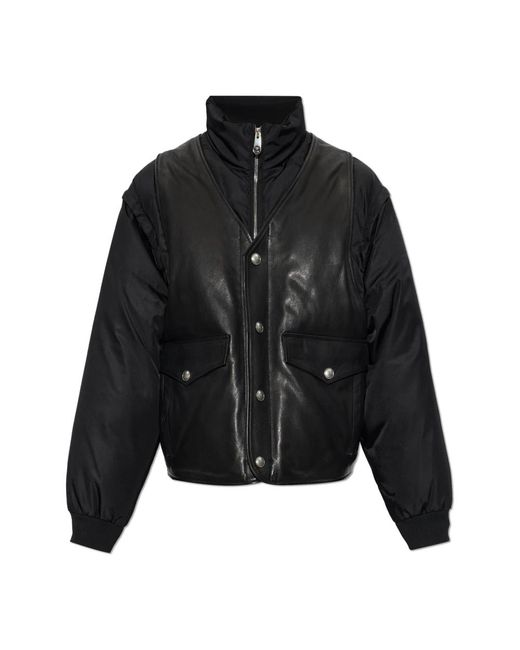 Down Jackets Versace pour homme en coloris Black