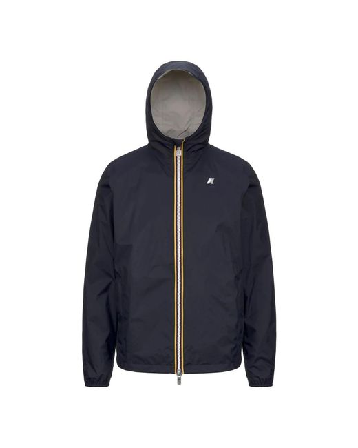 K-Way Jake Plus.2 Double Jacket in het Blue voor heren