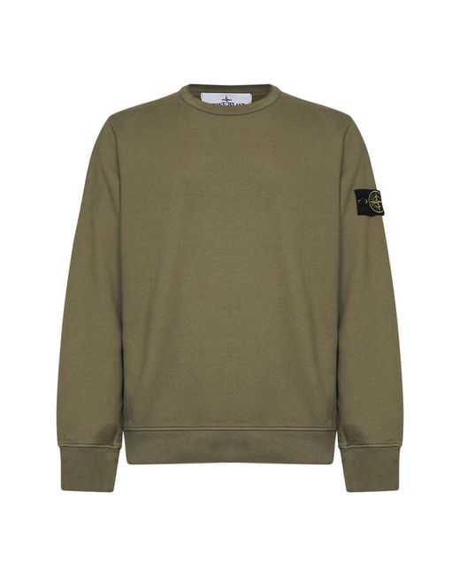 Stone Island Green Sweatshirts for men