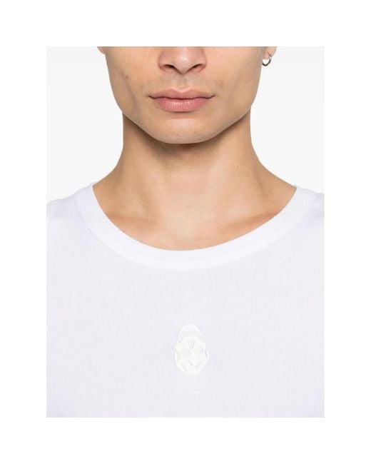 McQueen White Sleeveless Tops for men