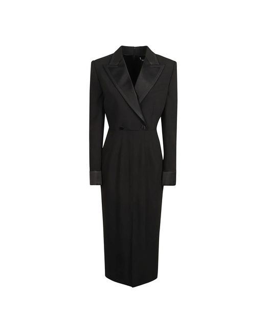 Dolce & Gabbana Black Double-Breasted Coats