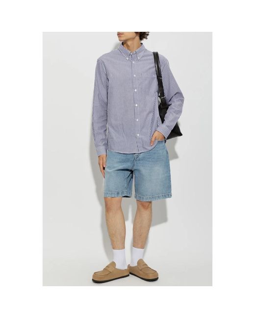 Paul Smith Denim Shorts in het Blue voor heren