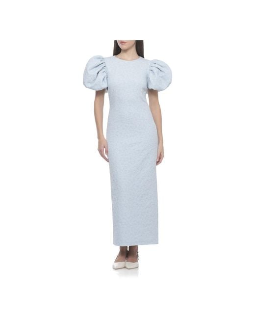 ROTATE BIRGER CHRISTENSEN Blue Maxi Dresses