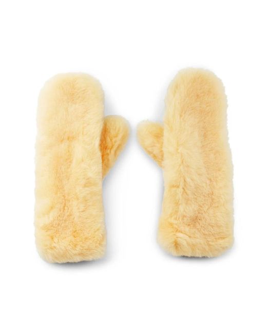 Bottega Veneta Yellow Gloves