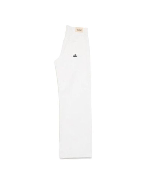Roy Rogers White Straight Jeans