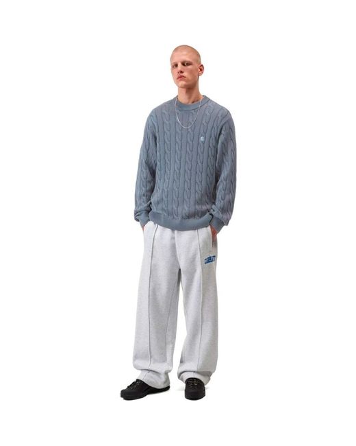 Carhartt Blue Round-Neck Knitwear for men