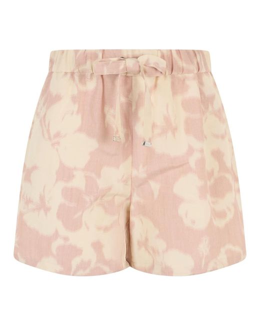 Moncler Natural Casual Shorts