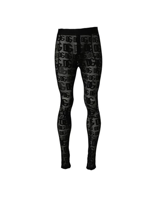 Dolce & Gabbana Black Leggings