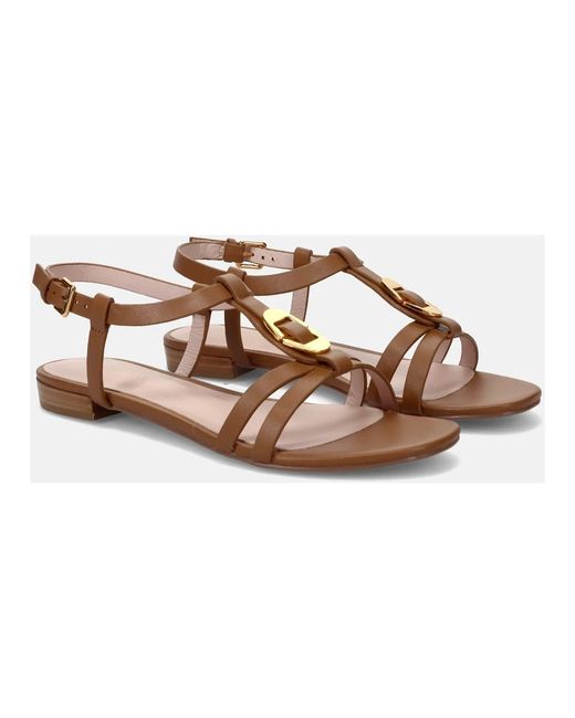 Coccinelle Brown Flat Sandals