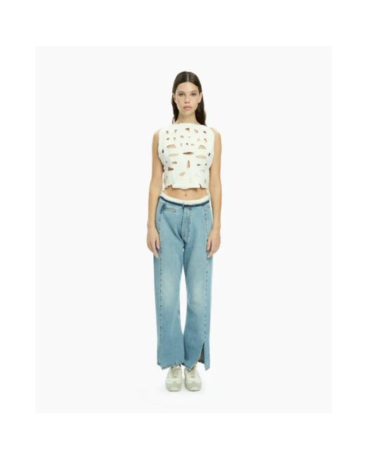 Malloni Tops ,Mlo Top in het White