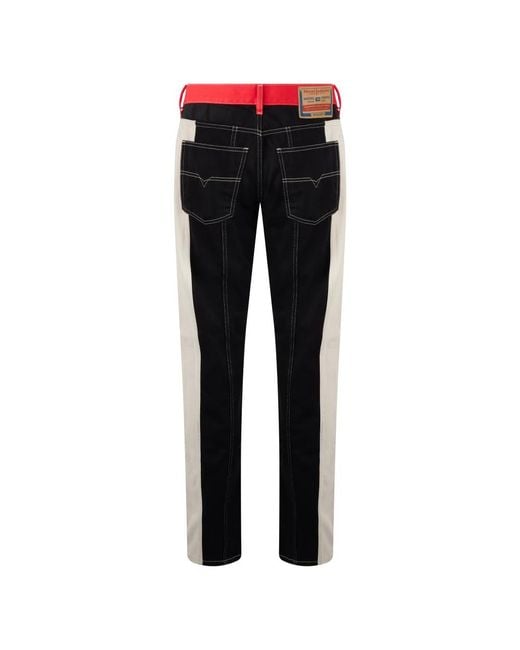 DIESEL Black Slim-Fit Jeans for men