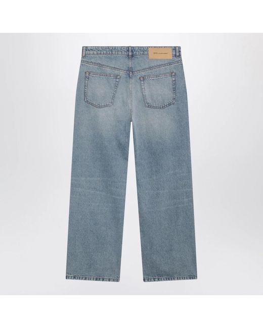 AMI Blue Straight Fit Jeans for men