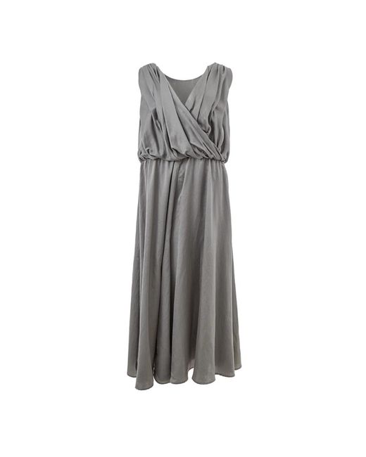 Lardini Gray Midi Dresses