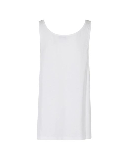 Stella McCartney White Sleeveless Tops