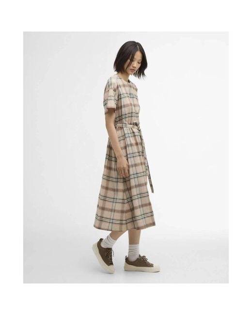 Barbour Metallic Midi Dresses