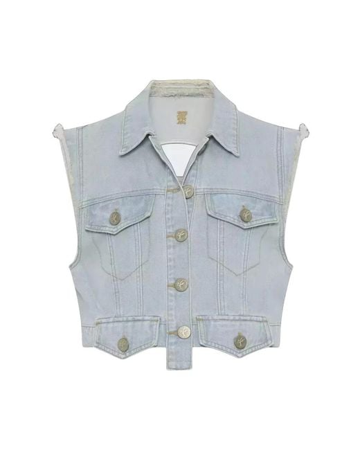 One Teaspoon Blue Waistcoats