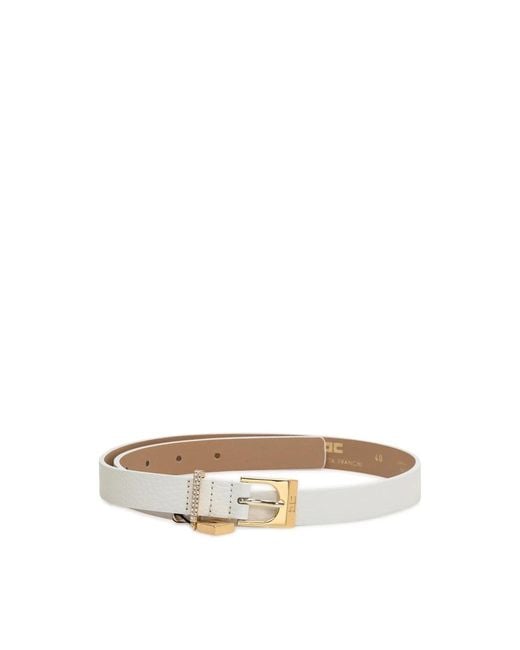 Belts di Elisabetta Franchi in Natural